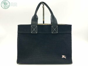 2403604885　☆ BURBERRY BLUE LABEL バーバリー ブルーレーベル ハンドバッグ ブラック 黒 レディース ブランド 中古品