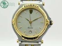 2403605245　◇ ROVENTA HENEX ロベンタへネックス 710 2030 グレー文字盤 デイト クォーツ QUARTZ QZ 腕時計 中古_画像2