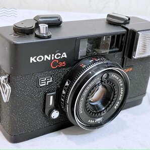 2403105191 ★ KONICA コニカ C35 他 6点 まとめ売り EFP3 MG/D C35 AF EF フィルムカメラ コンパクトカメラ 同梱不可の画像9