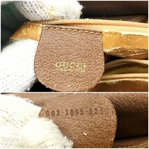 2403604402　 ☆ GUCCI グッチ 002.1095.0260 バンブー ハンドバッグ ブラウン レザー 保管袋 ブランド 中古品 ジャンク品_画像8