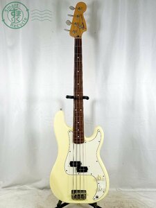 2403642806　■ 1円~ Fender フェンダー PRECISION BASS プレシジョンベース ホワイト R065688 音出し確認済み 弦楽器