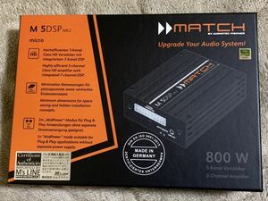 MATCH M-5 DSP MK2　M's Line 正規品 未使用 7ch デジタルオーディオプロセッサー 内蔵5chパワーアンプ マッチ AUDIOTEC FISCHER