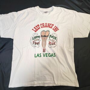 90年代 LAST CHANCE INN LAS VEGAS Tシャツ　ラスベガス　エロ　Tシャツ 90s