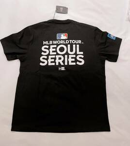 newera ドジャース パドレス開幕戦 ソウルシリーズ MLB ワールドツアー 大谷翔平 ダルビッシュ韓国限定 Tシャツ　S