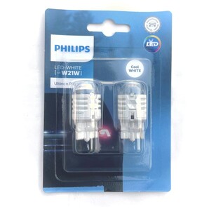 パッケージ少々難あり 日本正規品 PHILIPS フィリップス LEDバルブ ストップランプ T20シングル(W21W) ホワイト光 11065U30CWB2 6000K