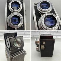 【C-24】カメラ 3点 まとめ Canon キャノン demi EE17 DURAX Pearl 蛇腹 RICOH リコー RICOHFLEX リコーフレックス 動作未確認_画像7