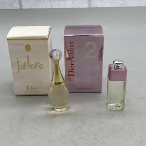 【C-2】Dior 香水 ２点 まとめ jadore ジャドール Addict アディクト 5ml ブランド ミニ香水 Christian Dior クリスチャン ディオール