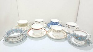 【中古】WEDGWOOD　ウェッジウッド　カップ＆ソーサー　シリーズミックス　8客　人気商品　稀少　キングラム（イ）