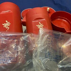 タッパーウェア 昭和レトロ 保存容器 Tupperware コップ 調味料入れ お茶入れ デコレーター 各種 ストックブックの画像9