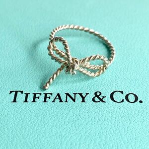 TIFFANY&Co. ティファニー ツイスト リボン リング 指輪 cg3 