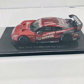 1円～ ★2495-2 エブロ 1/43 MOTUL AUTECH GT-R SUPER GT500 2013 No.23 完成品 塗装済み組み立て品 ダイキャストモデル の画像4