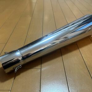 メガホン テールパイプ５０．８メッキ/アキヤン サイレンサー ラッパ 爆音 汎用 ワルツ機械GSX400Fナカノ イナヅマ GSX400インパルスの画像3