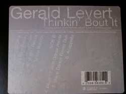 R&B Gerald Levert / Thinkin' Bout It 12インチです。