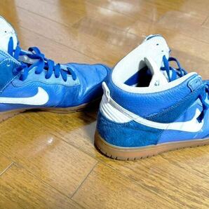 ★☆希少！ ナイキダンクハイプレミアム 青白ガムソール 28.5cm US 10.5 NIke DUNK HIGH PLEMIUN VARSITY ROYAL 317892ー412☆★の画像2