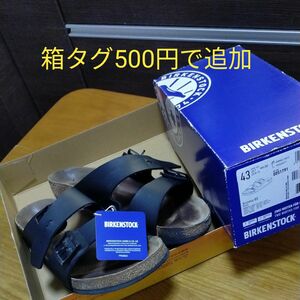 BIRKENSTOCK 　REGULAR FIT　 ビルケンシュトック アリゾナ サンダル ダブルストラップ 43 箱タグなし