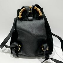 中古B/標準 GUCCI グッチ ヴィンテージ バンブー ミニ レディース リュック・デイパック 003.3444.0030 20446396_画像3