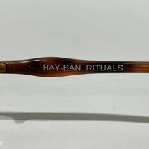 中古A/美品 Ray-Ban レイバン サングラス W2543 RITUALS B＆L ラウンド メタル フレーム デミ柄 ユニセックス ブラウン 20458995_画像8