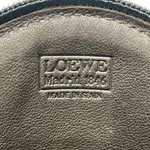 中古AB/使用感小 LOEWE ロエベ コインケース ベラスケス ロゴ 丸形 ヴィンテージ レディース 20458226_画像9