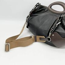 MARNI(マルニ) バルーン トップハンドル 2WAY ハンドバッグ レザー レディース中古AB20240216_画像6