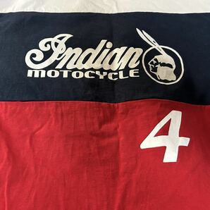 INDIAN MOTOCYCLEインディアンモーターサイクルTシャツ トリコロールカラーの画像2