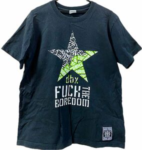 dustbox starbow2010-2011 ツアーTシャツ Mサイズ 半袖 ブラック 古着 プリント バンドグッズ