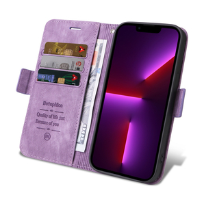 Iphone12miniケース 手帳型 紫色 高級感 上質PUレザー アイホン12ミニカバー パープル スピード発送 耐衝撃 お洒落 カード収納の画像7