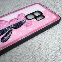 Samsung Galaxy S9ケース TPU強化カラス　ピンク　可愛い　お洒落　BEAR カメラ保護　サムスン　ギャラクシーs9カバー_画像2