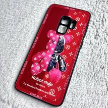 Samsung Galaxy S9ケース TPU強化カラス　ピンク　可愛い　お洒落　BEAR カメラ保護　サムスン　ギャラクシーs9カバー_画像4