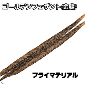  высокое качество! золотой fe The nto( золотой курица ) боковой - tail (1 на 2 шт ) fly material много. salmon * fly . использовать делается!