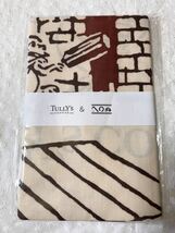 即決 新品未開封 タリーズコーヒー × かまわぬ コラボ 鳥獣戯画 手ぬぐい 陶芸 てぬぐい TULLY'S COFFEE_画像1