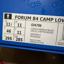 adidas FORUM84 CAMP LOW GV6786 US11ハーフ_画像5