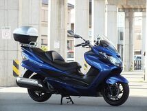 1円～■スカイウェイブ250Fi■CJ46A■ベーシック■GIVI■純正OPリアキャリア■グリップヒーター■ファイナルモデル■コーティング■オイル_画像2