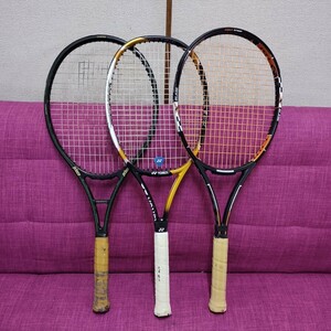 NR1021 テニスラケット YONEX ラケット ヨネックス PRINCE プリンス BRIDGESTONE ブリヂストン Daiwa ダイワ 3点セット 