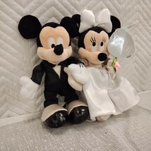 NR1091 Disney ディズニー ぬいぐるみ ミッキーマウス ミニーマウス DISNEY PARKS Disneyland RESORT Wedding ウェディング タグ付き_画像10