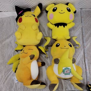 SK0326 ポケモン ぬいぐるみ まとめ ポケットモンスター ライチュウ シャワーズ トゲピー モクロー ポニータ サンダー ロコン ピチューの画像6