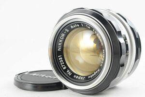 ★極上美品★ニコン Nikon Nippon Kogaku NIKKOR-S Auto 50mm F1.4 清潔感溢れる非常に綺麗な外観！クリアーな光学！0313