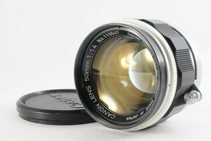 ★超美品★CANON LENS 50mm F1.4 ライカLマウント L39 清潔感溢れる非常に綺麗な外観！クリアーな光学！0334