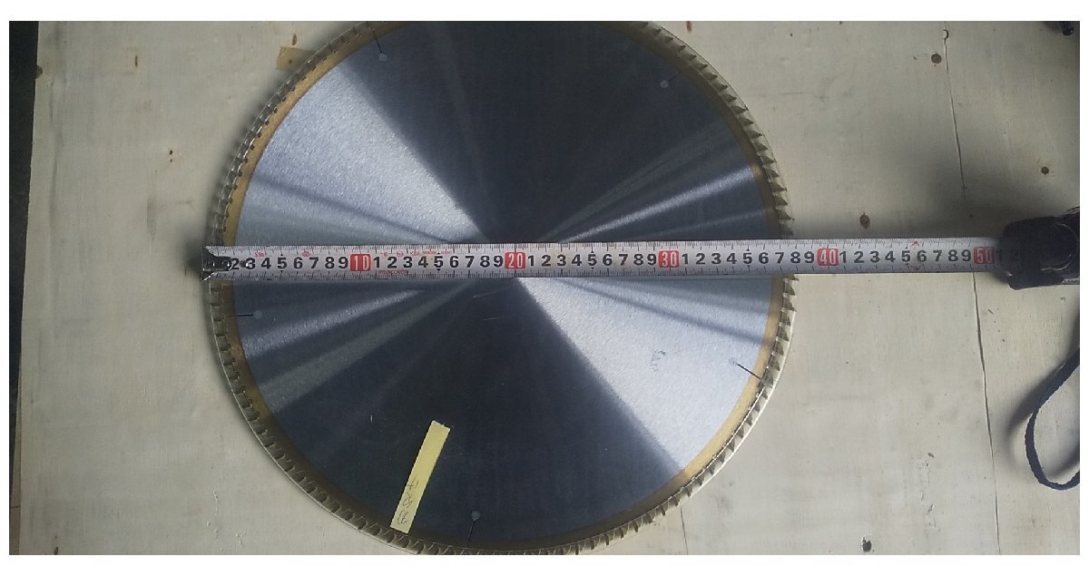 C1【本060306-3(3)】120枚刃 380m/m径 25.4径穴 ヨコ引