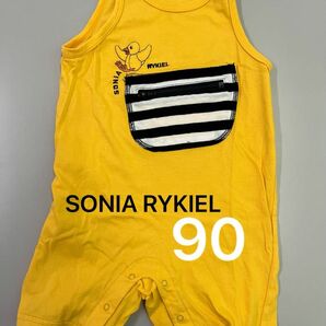 SONIA RYKIEL ノースリーブカバーオール　90サイズ 綿100% MADE IN JAPAN