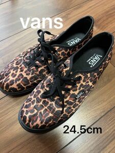 vans スニーカー　アニマル柄　24.5cm レディース