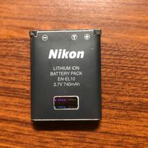 送料無料　満充電後電圧測定　EN-EL10 Nikon 純正品_画像1