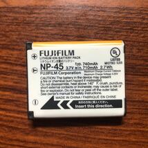 送料無料　満充電後電圧測定　NP-45 FUJIFILM 純正品_画像1