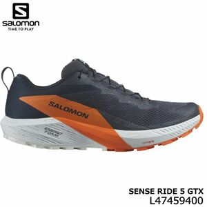  Salomon L47459400 SENSE RIDE 5 GTX трейлраннинг обувь мужской sen скользящий 5 Gore-Tex 26.5cm немедленная уплата 