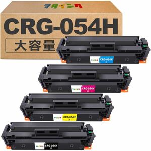 【YA152】マタインク CRG-054H 互換トナーカートリッジ Canon 用 CRG054H 4色大容量セット