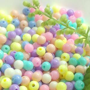 B157 milk color mix 160g 6mm round together liquidation special price 