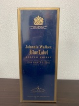 ★　未開栓　★ JOHNNIE WALKER Blue Label 1000ml 40％ ジョニーウォーカー ブルーラベル ウイスキー 1L お酒　箱付き_画像1