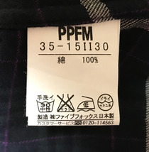 ☆ PPFM ペイトンプレイス チェック柄 ウエスタンシャツ ネルシャツ_画像10