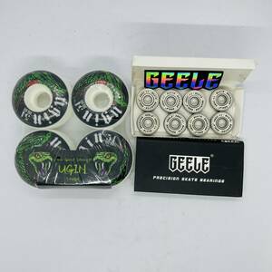  profit set UGIN skateboard 100A 54*32mm hard Wheel +ABEC11 bearing set .