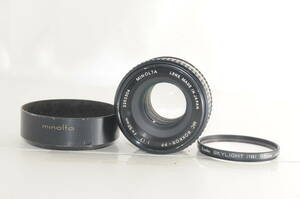 ★美品★MINOLTA ミノルタ MC ROKKOR-PF 50mm F1.7★完動★I094★