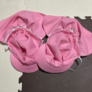 ピンク　ひかりのくに　カラー帽子　カラーキャップ　2枚セット